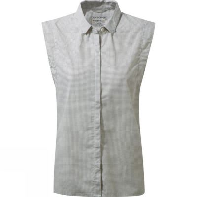 Camisa Craghoppers Esta Sleeveless Mujer Gris - Chile MLU827930